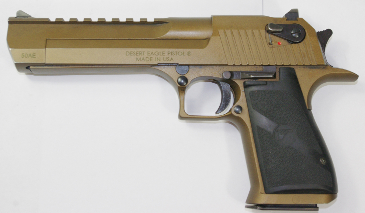 Magnum Research Inc Desert Eagle 50ae Burnt Bronze Finishgreat