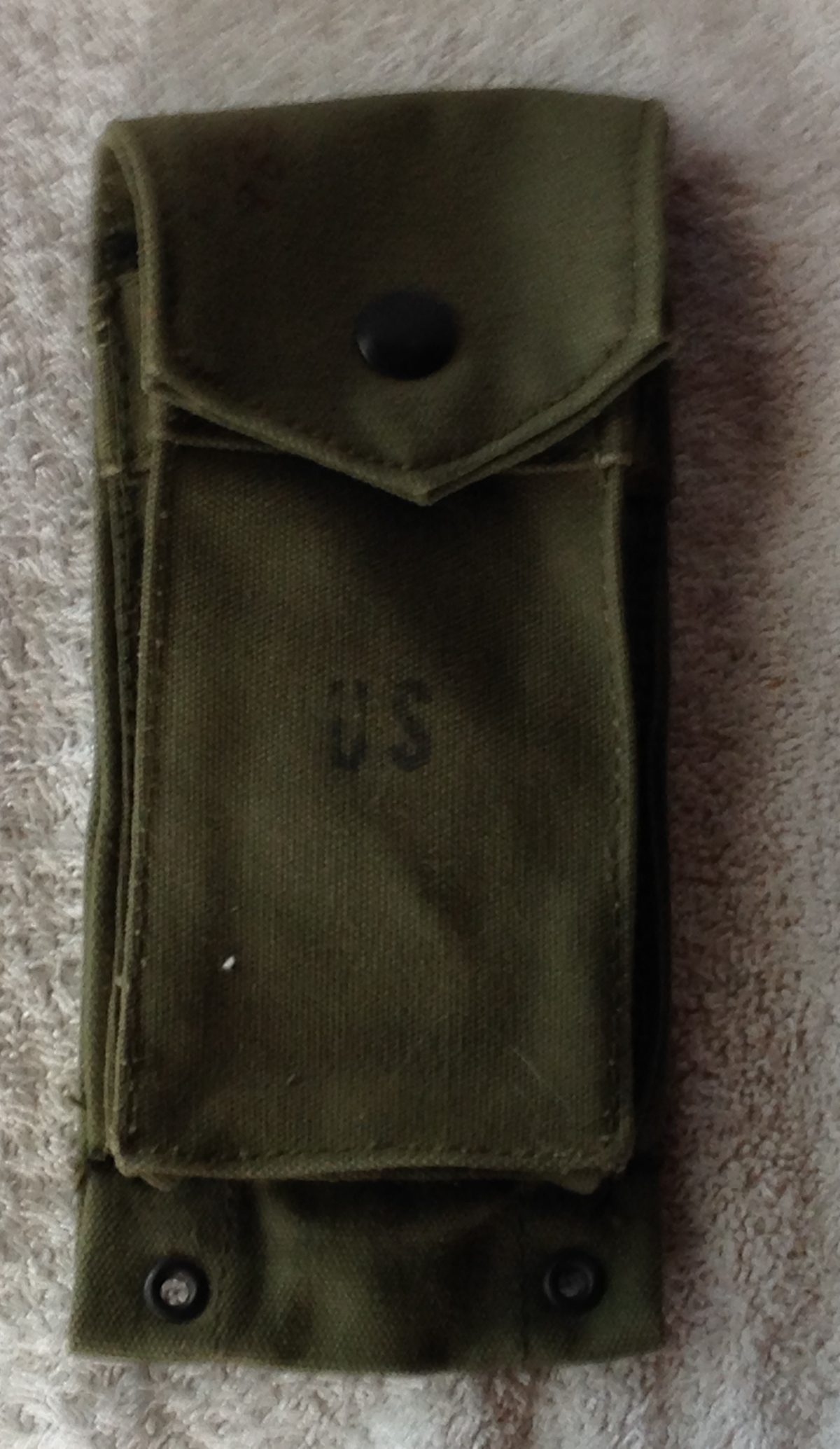 POCKET AMMUNITION MAGAZINE POUCH M14 RIFLE U. S. MILITARY POST WORLD
