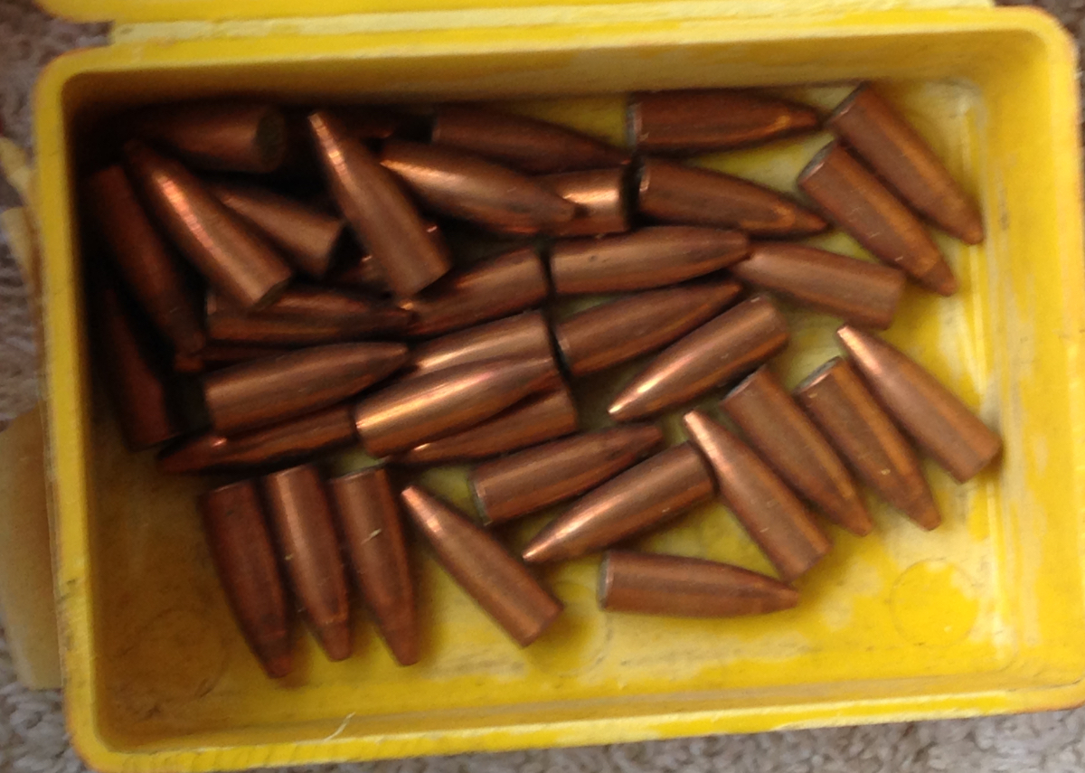 .224 55 GRAIN FMJ FULL METAL JACKET BULLETS RELOADING COMPONENTS 41