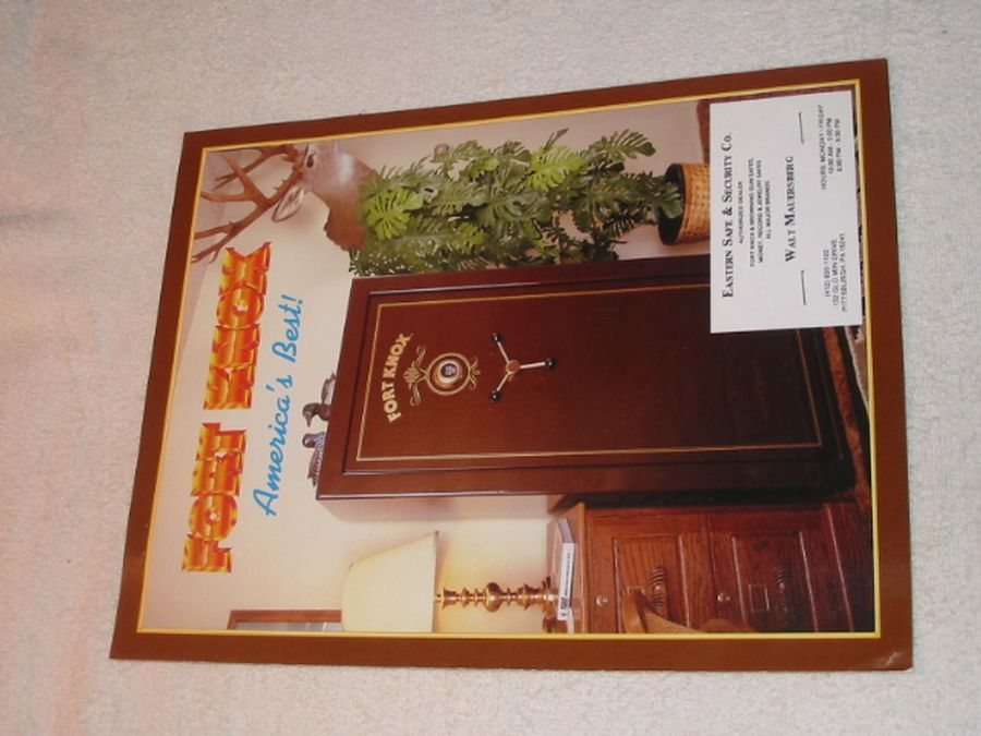 1990 Ft Knox Safe Catalog 16330593
