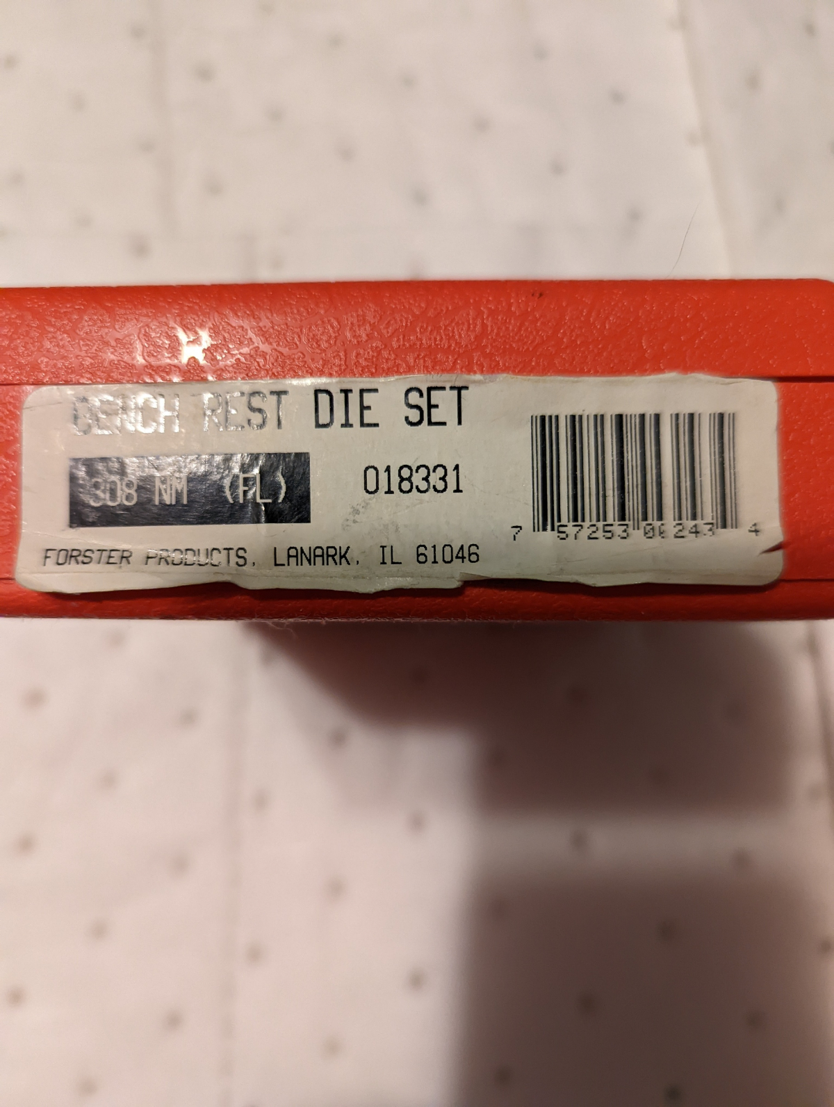 Forster Products Foster 308 Winchester National Match Benchrest die set