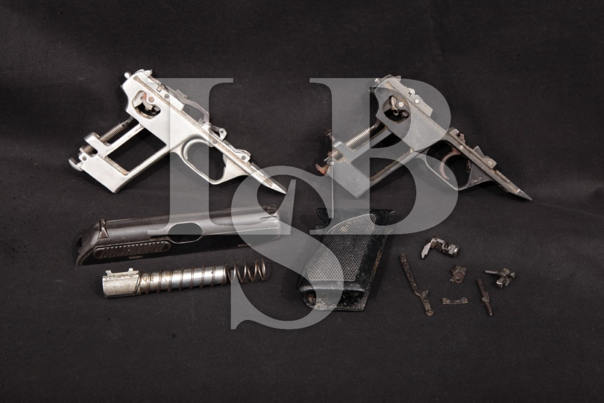 Heckler & Koch Lot Of 2 H&K Hk4 Hk4 Frames & Parts, Black & Alloy 3 1/4" SemiAuto Pistol