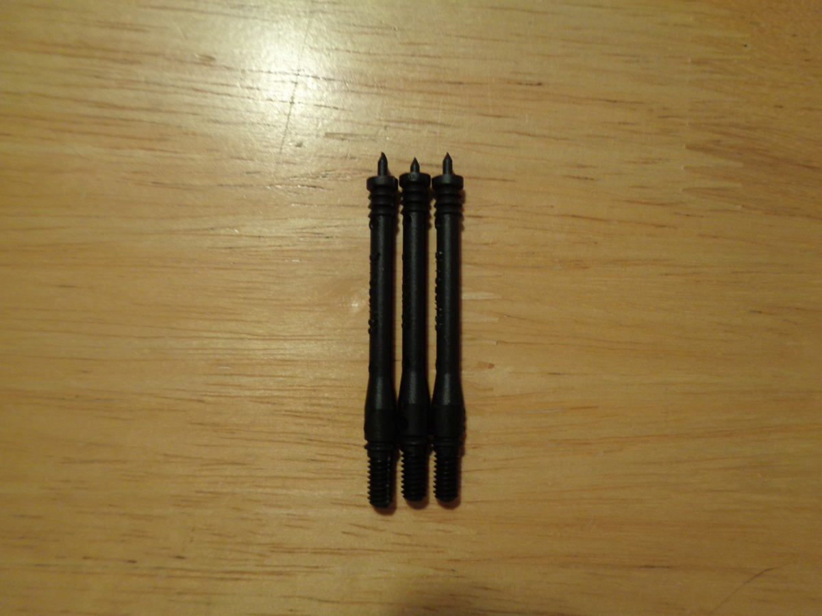 STI Guns 3 pack of Hoppes 22 caliber black plastic cleaning jags