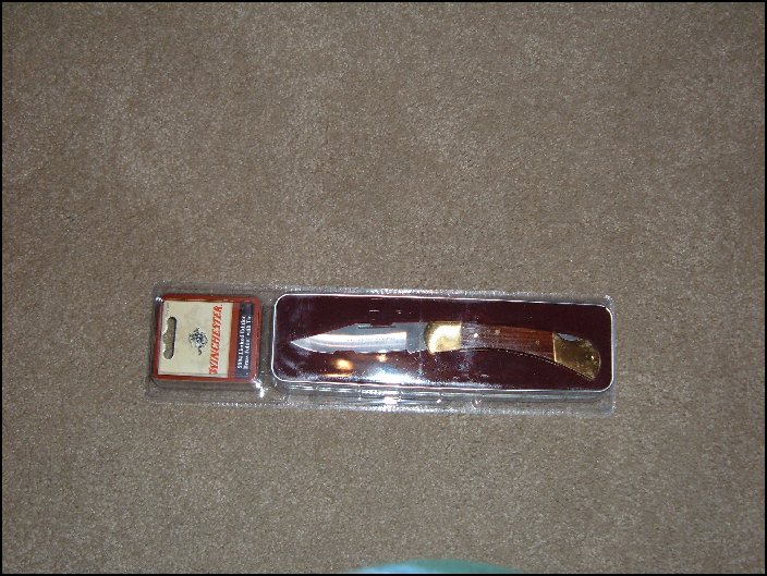 Winchester Limited Edition 2004 Brass Folding Knife Great For The