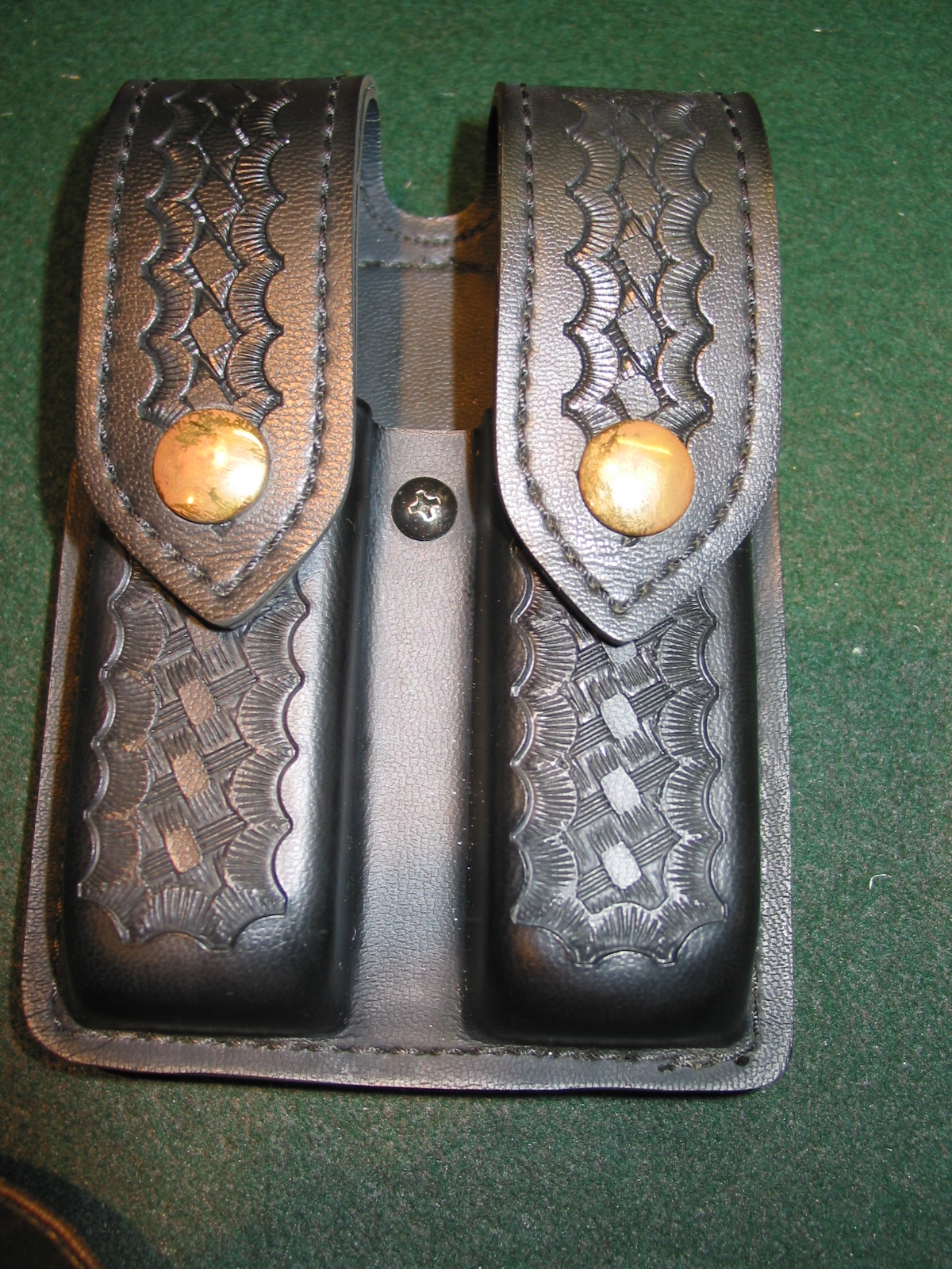 SAFARILAND DOUBLE MAGAZINE BASKET WEAVE POUCHNEW 16720259