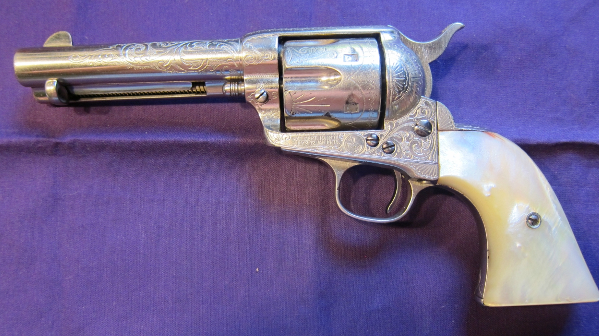 Colt Pt. Fa. Mfg. Co. Factory Engraved First Generation Colt Single