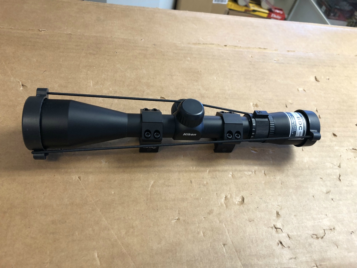 Nikon Buckmaster 39x40 Rifle Scope With Rings Excellent For Sale at