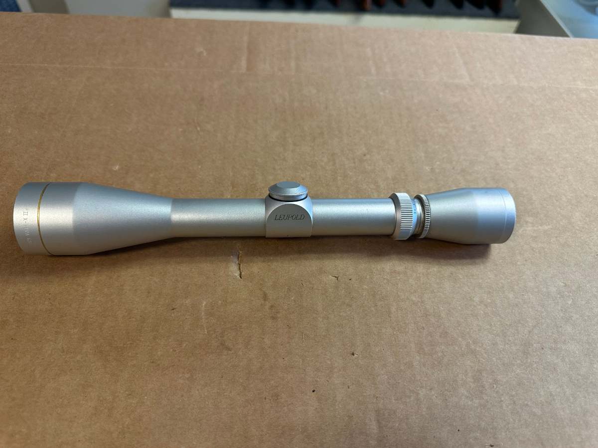 LEUPOLD VX IIc SILVER RIFLE SCOPE IN GREAT CONDITION LIFETIME WARRANTY CLEAR OPTICS 17344470
