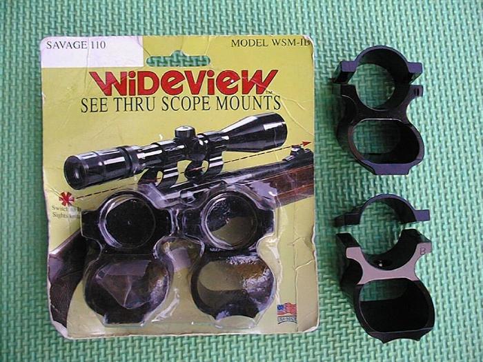 Savage 110 Wideview See Thru Scope Mounts For Sale at